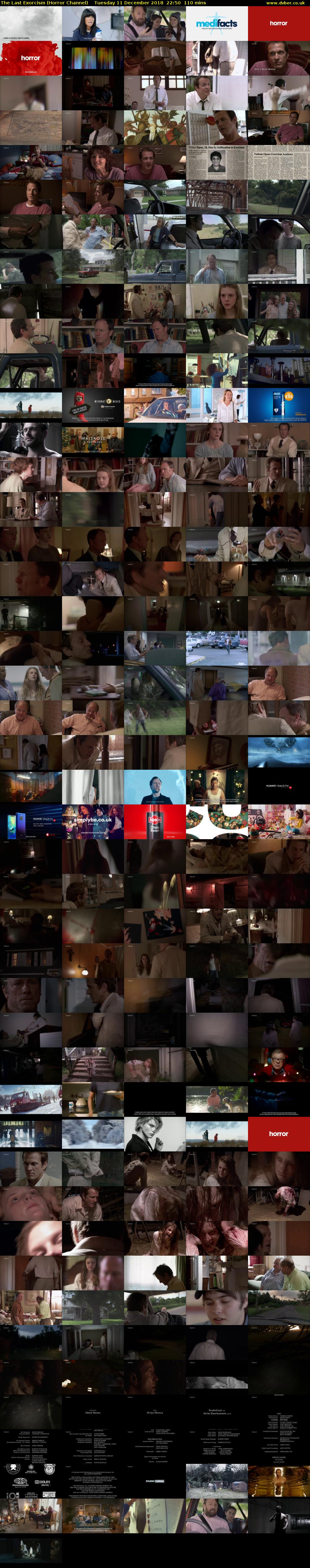 The Last Exorcism (Horror Channel) Tuesday 11 December 2018 22:50 - 00:40