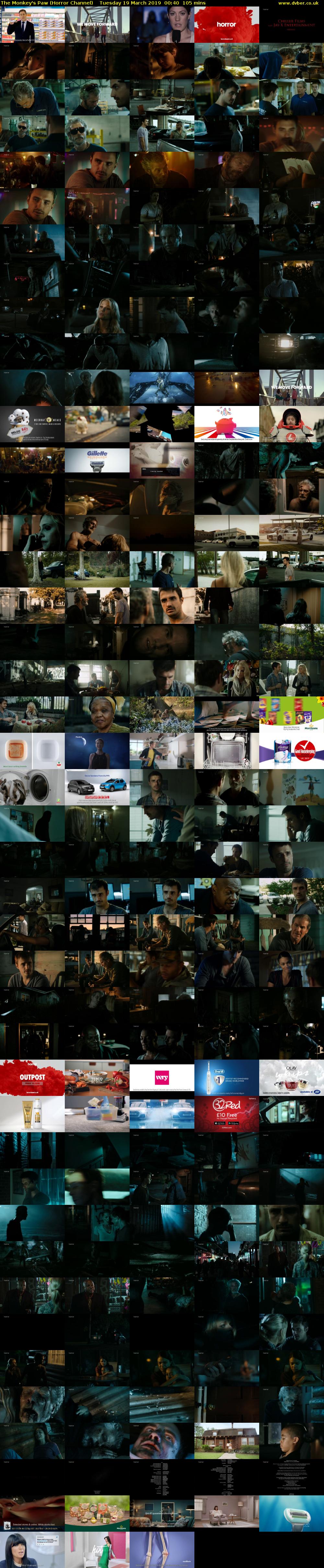 The Monkey's Paw (Horror Channel) Tuesday 19 March 2019 00:40 - 02:25