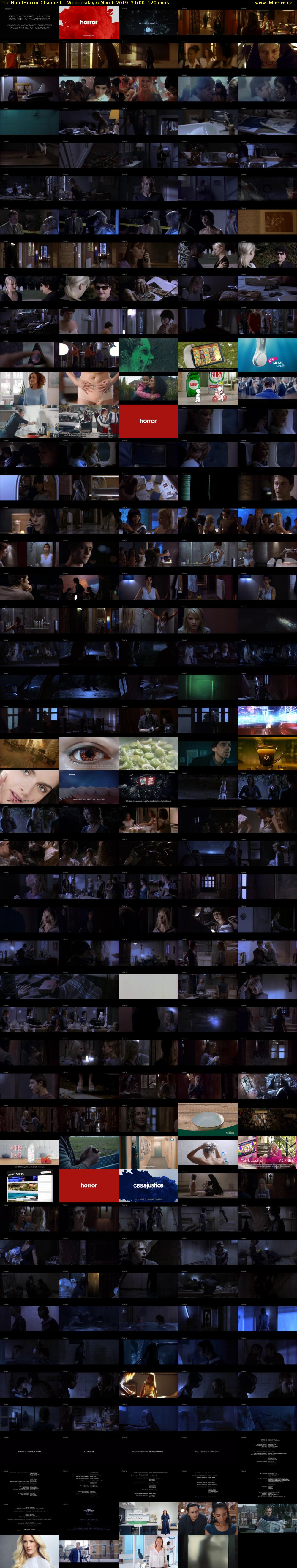 The Nun (Horror Channel) Wednesday 6 March 2019 21:00 - 23:00