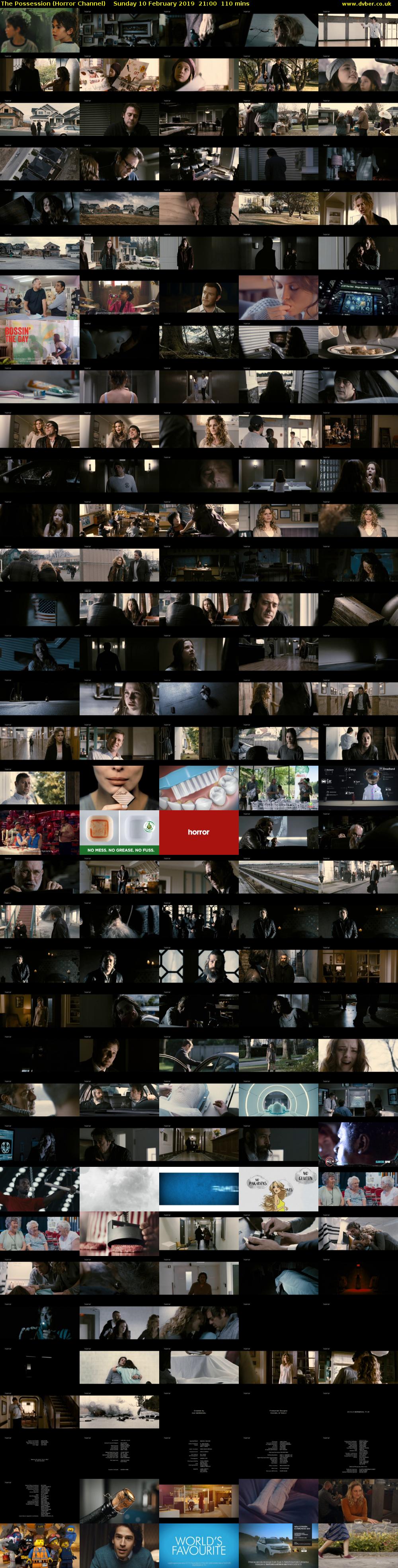The Possession (Horror Channel) Sunday 10 February 2019 21:00 - 22:50
