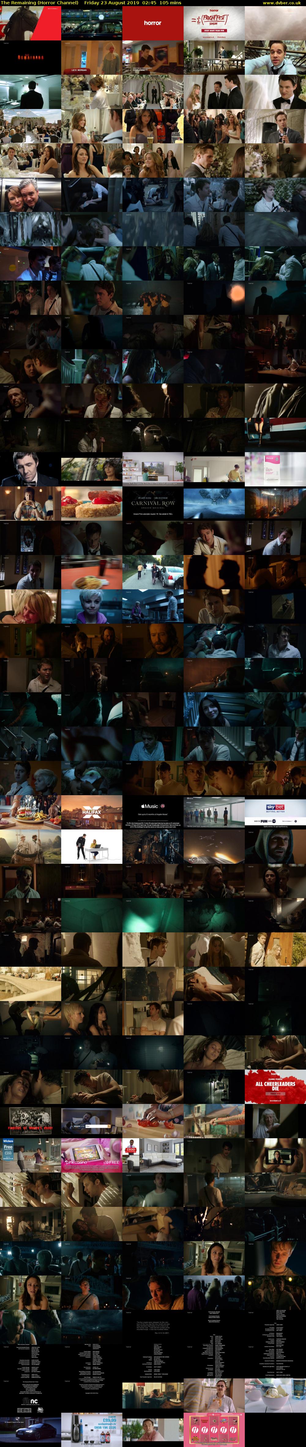 The Remaining (Horror Channel) Friday 23 August 2019 02:45 - 04:30