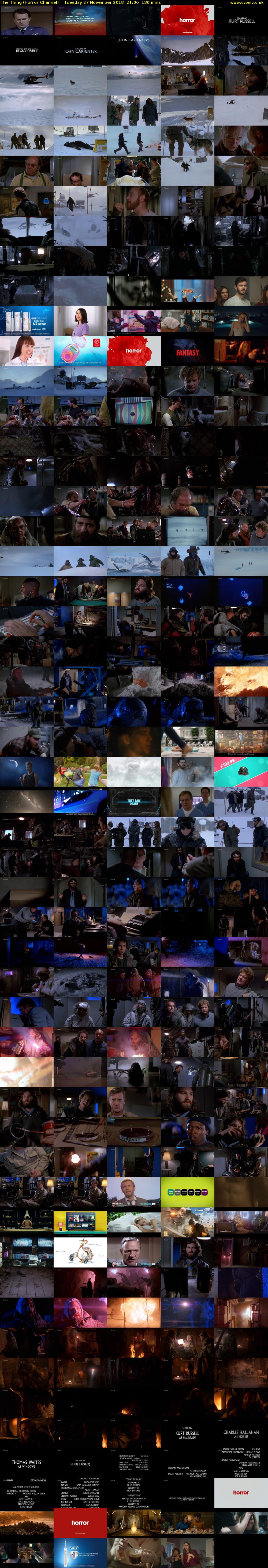 The Thing (Horror Channel) Tuesday 27 November 2018 21:00 - 23:10