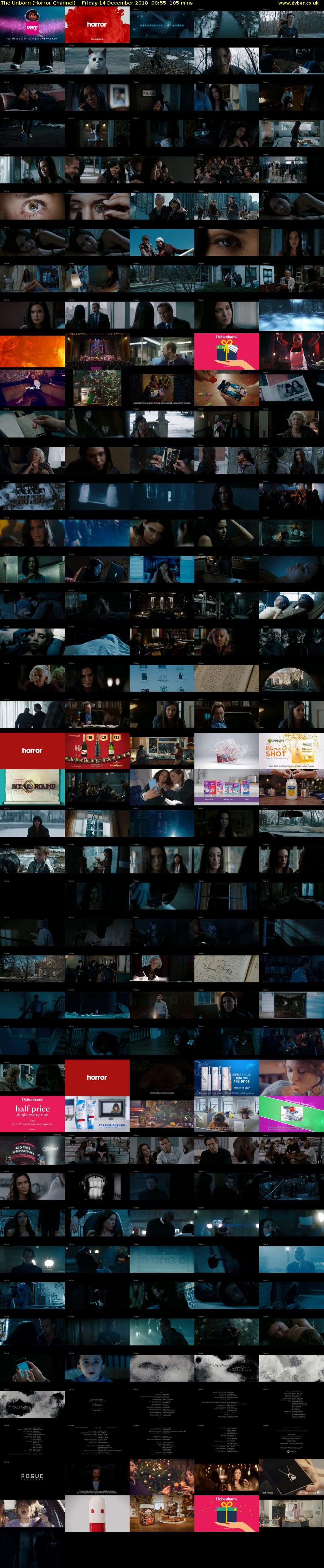 The Unborn (Horror Channel) Friday 14 December 2018 00:55 - 02:40