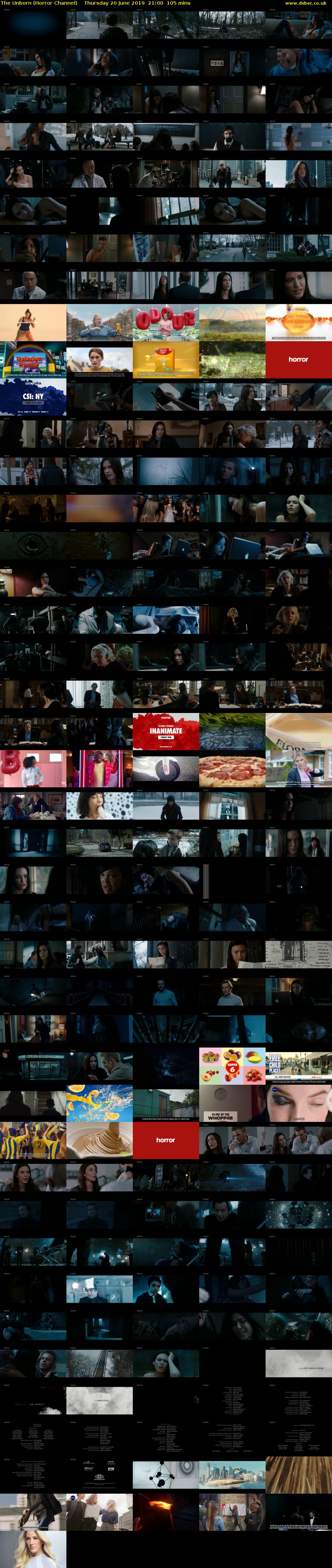 The Unborn (Horror Channel) Thursday 20 June 2019 21:00 - 22:45