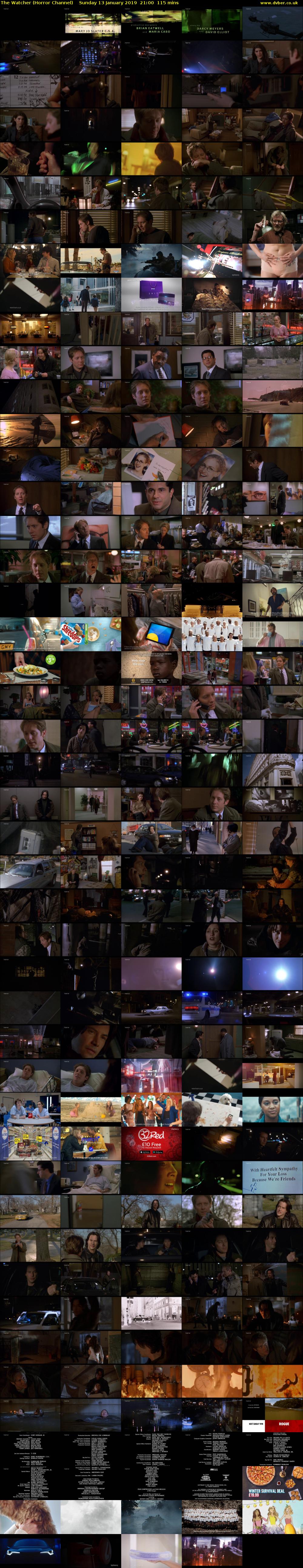 The Watcher (Horror Channel) Sunday 13 January 2019 21:00 - 22:55