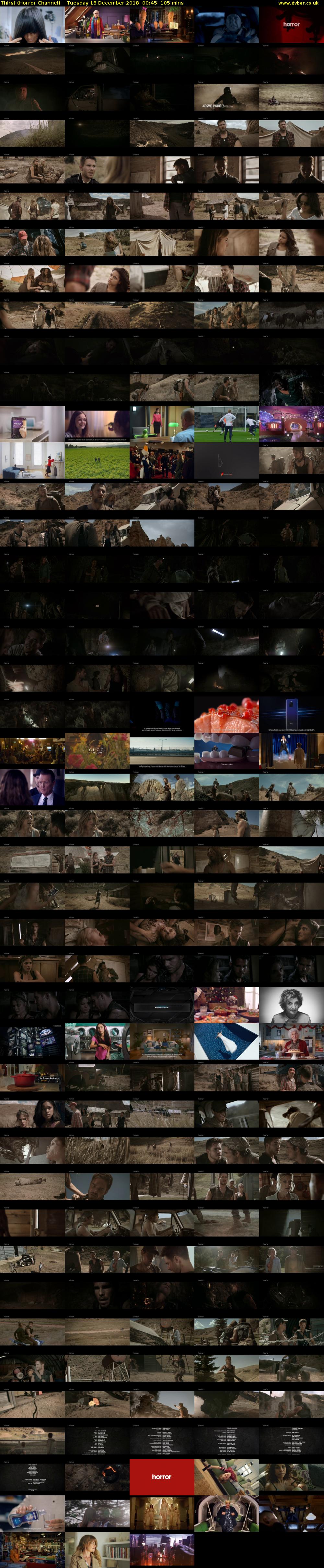 Thirst (Horror Channel) Tuesday 18 December 2018 00:45 - 02:30