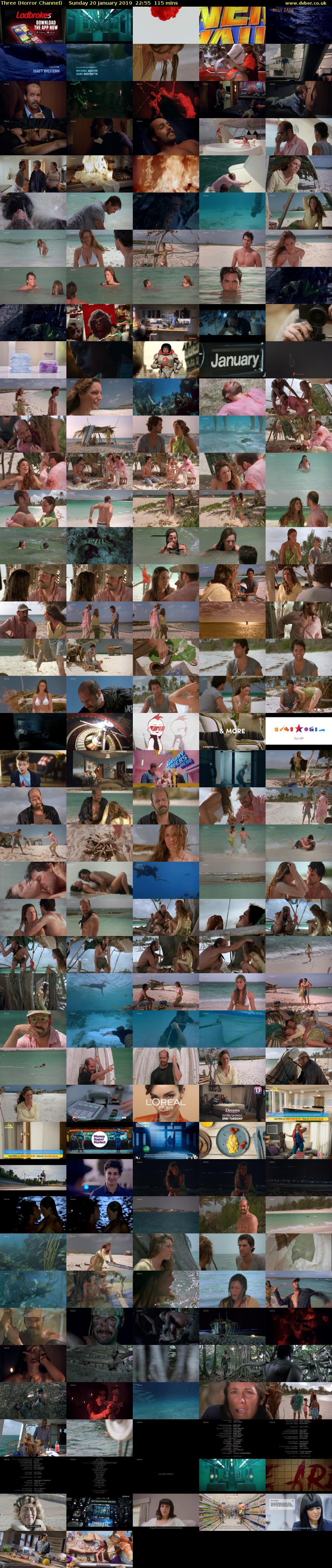 Three (Horror Channel) Sunday 20 January 2019 22:55 - 00:50