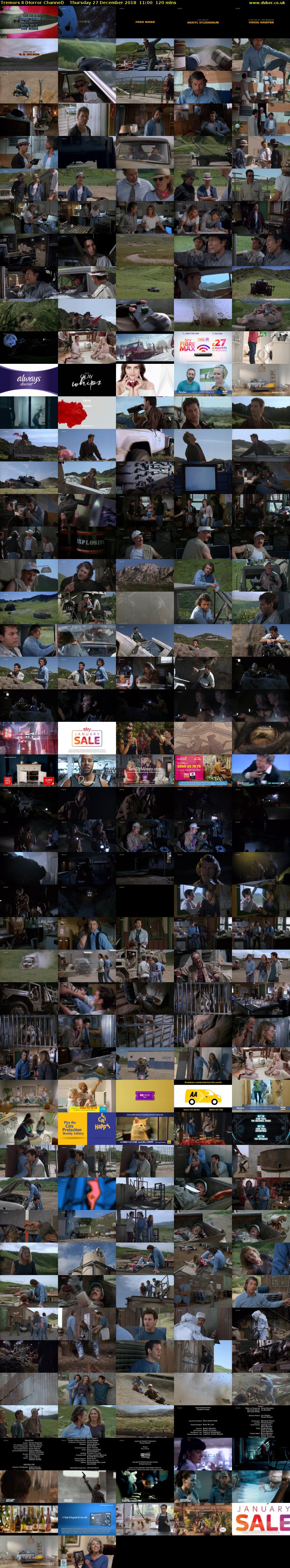 Tremors II (Horror Channel) Thursday 27 December 2018 11:00 - 13:00