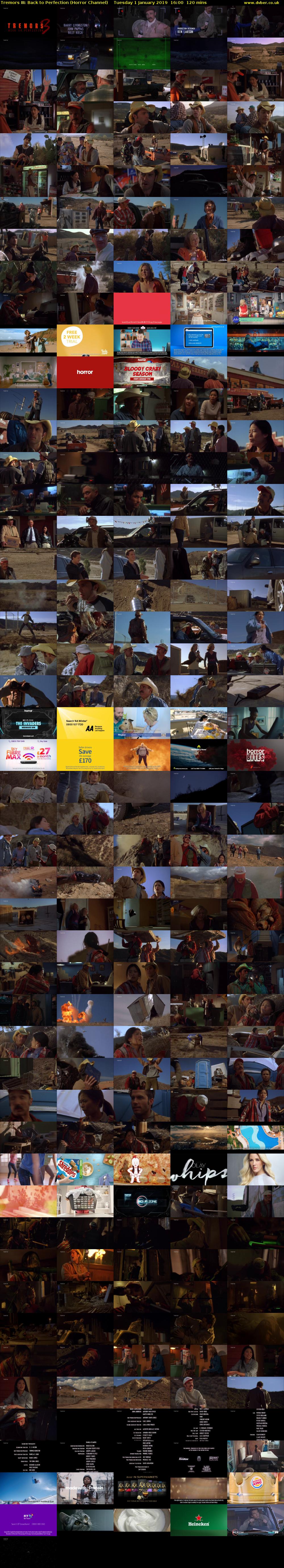 Tremors III: Back to Perfection (Horror Channel) Tuesday 1 January 2019 16:00 - 18:00