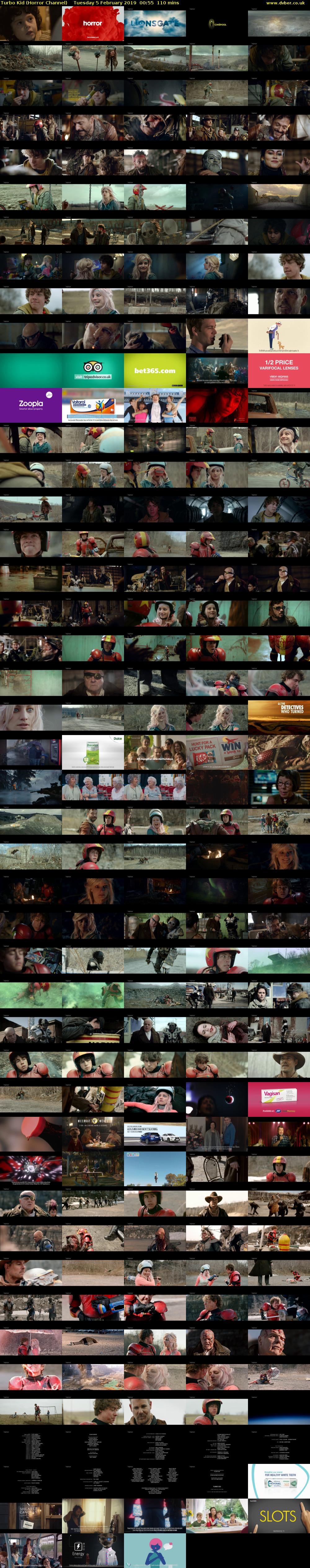 Turbo Kid (Horror Channel) Tuesday 5 February 2019 00:55 - 02:45