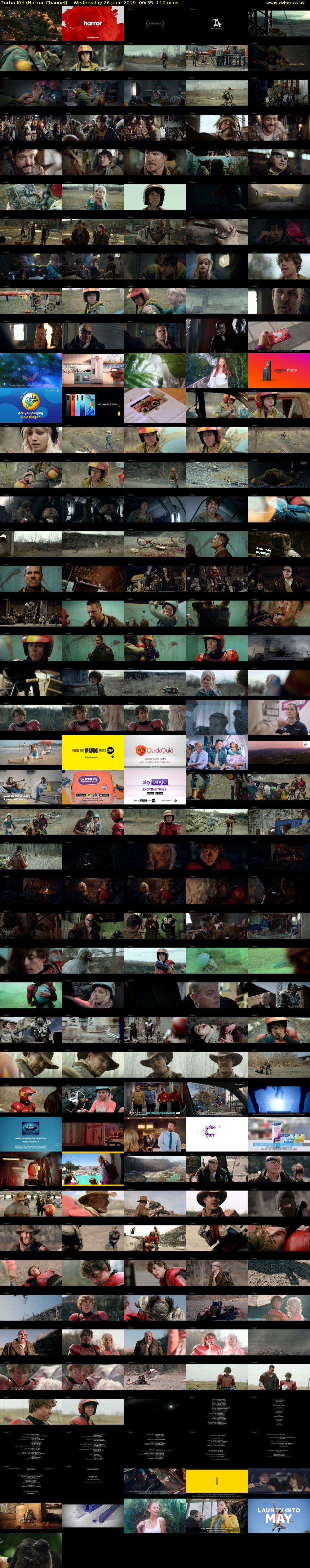 Turbo Kid (Horror Channel) Wednesday 26 June 2019 00:35 - 02:25