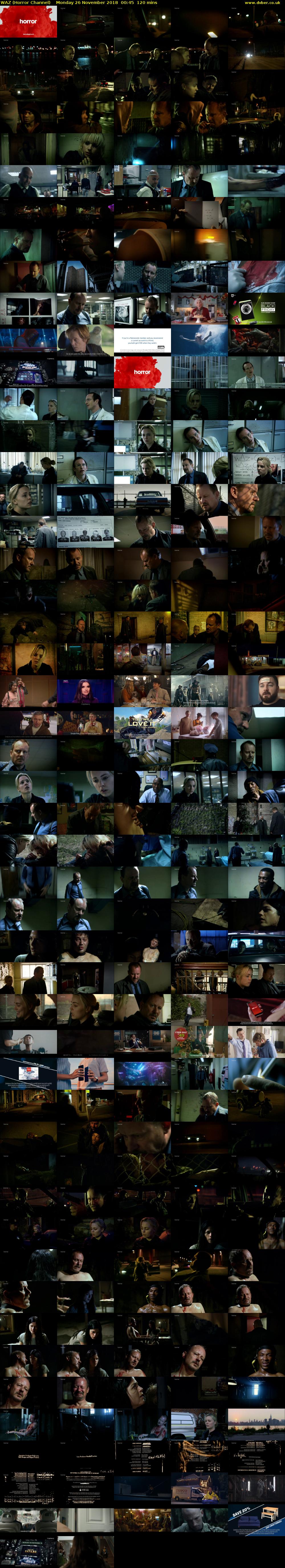 WAZ (Horror Channel) Monday 26 November 2018 00:45 - 02:45