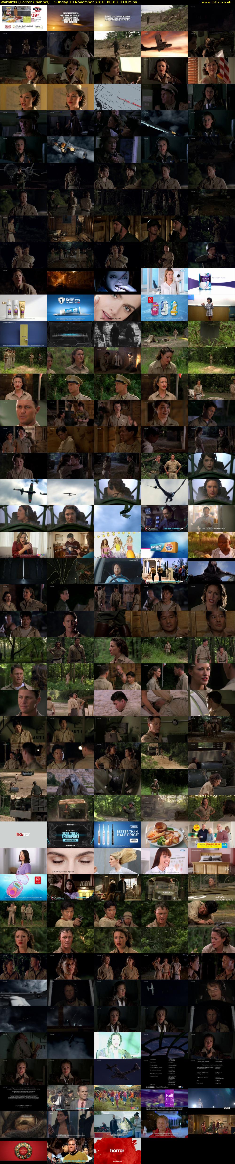 Warbirds (Horror Channel) Sunday 18 November 2018 08:00 - 09:50