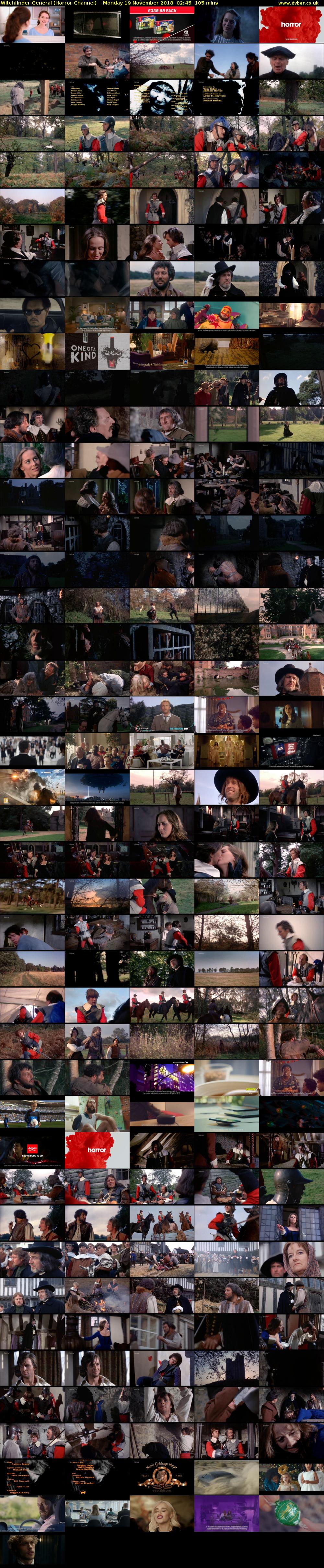 Witchfinder General (Horror Channel) Monday 19 November 2018 02:45 - 04:30