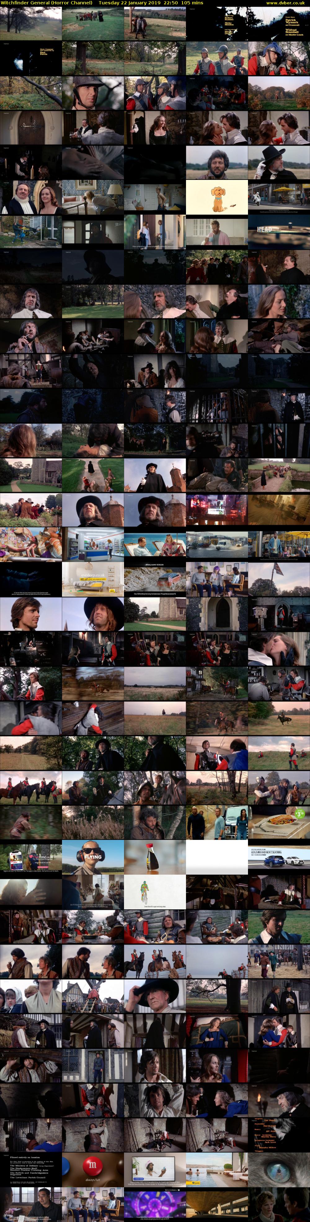 Witchfinder General (Horror Channel) Tuesday 22 January 2019 22:50 - 00:35