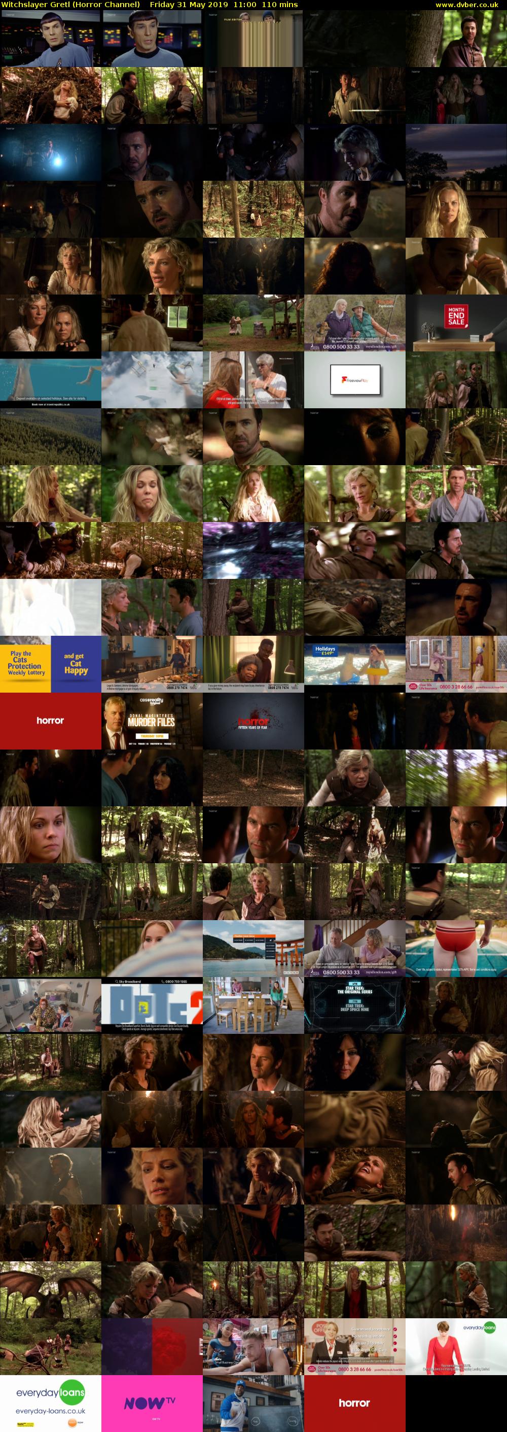 Witchslayer Gretl (Horror Channel) Friday 31 May 2019 11:00 - 12:50