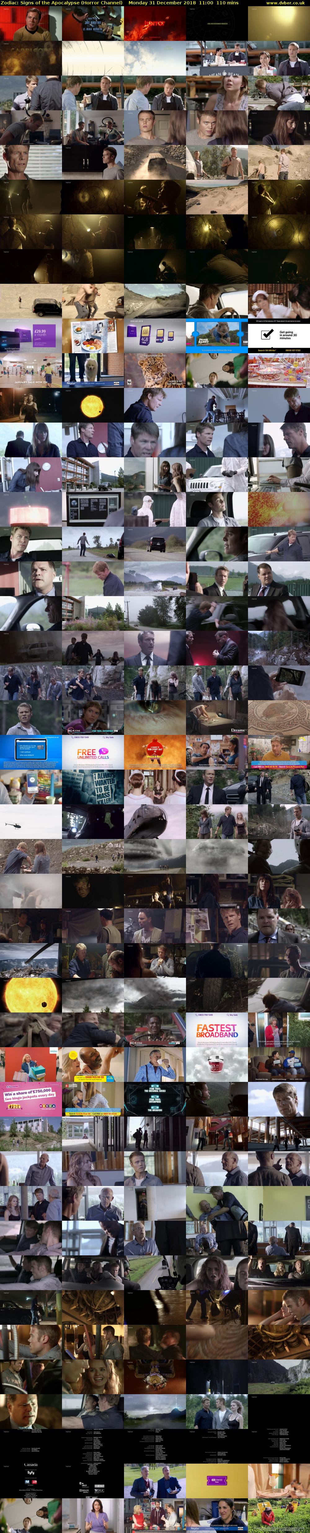 Zodiac: Signs of the Apocalypse (Horror Channel) Monday 31 December 2018 11:00 - 12:50