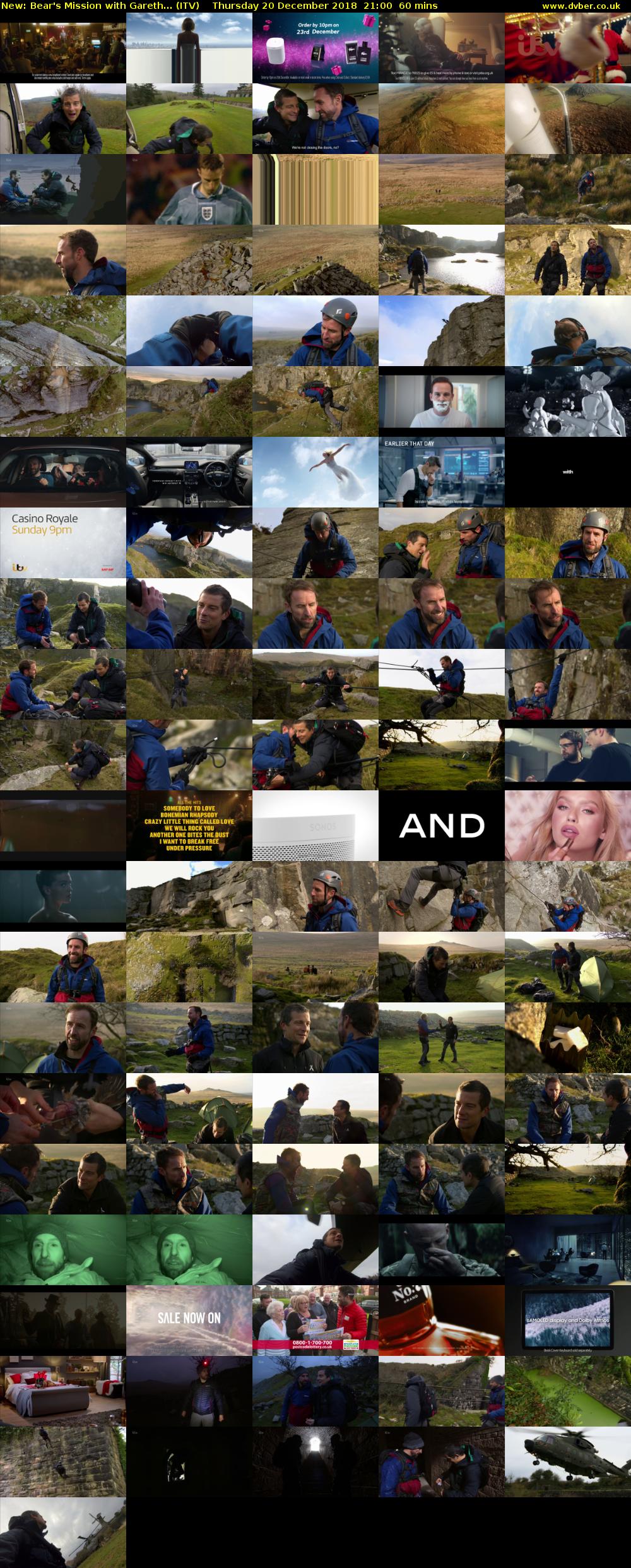 Bear's Mission with Gareth... (ITV) Thursday 20 December 2018 21:00 - 22:00