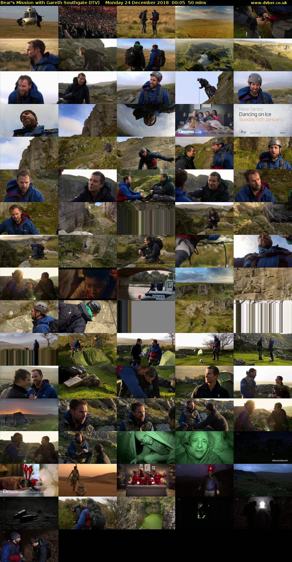 Bear's Mission with Gareth Southgate (ITV) Monday 24 December 2018 00:05 - 00:55