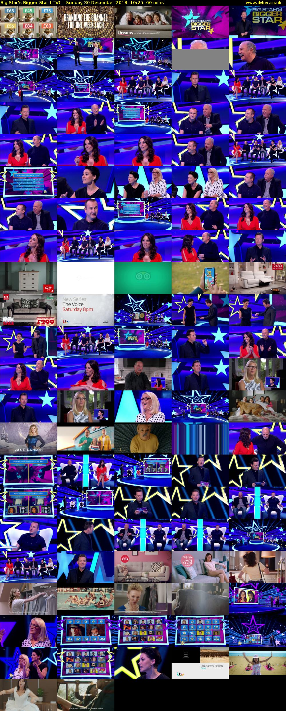 Big Star's Bigger Star (ITV) Sunday 30 December 2018 10:25 - 11:25