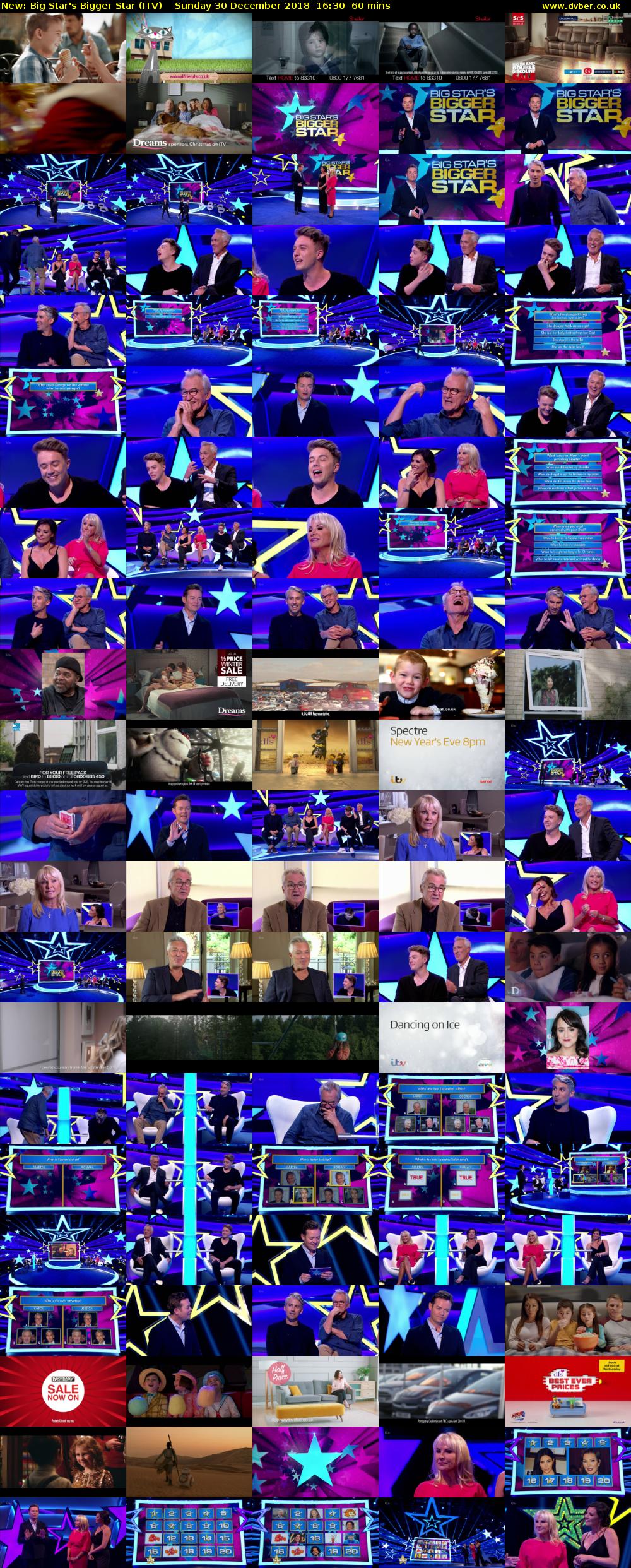 Big Star's Bigger Star (ITV) Sunday 30 December 2018 16:30 - 17:30