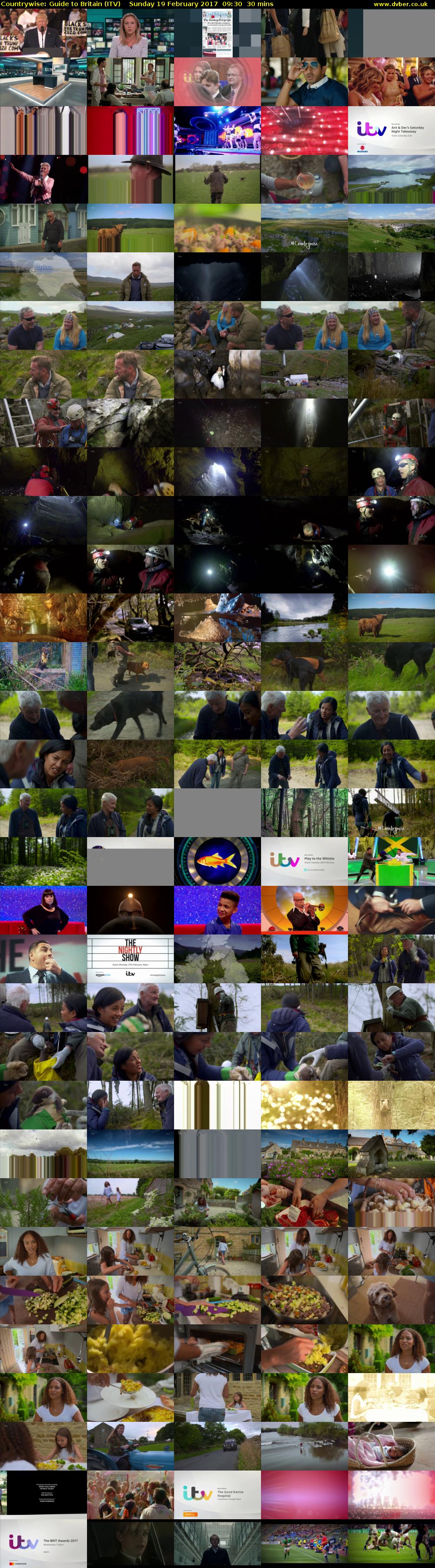 Countrywise: Guide to Britain (ITV) Sunday 19 February 2017 09:30 - 10:00