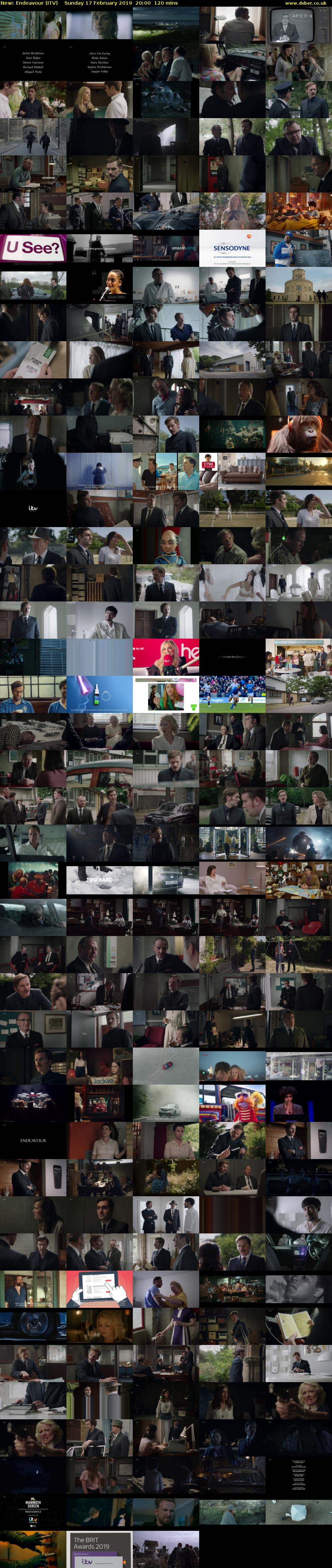 Endeavour (ITV) Sunday 17 February 2019 20:00 - 22:00