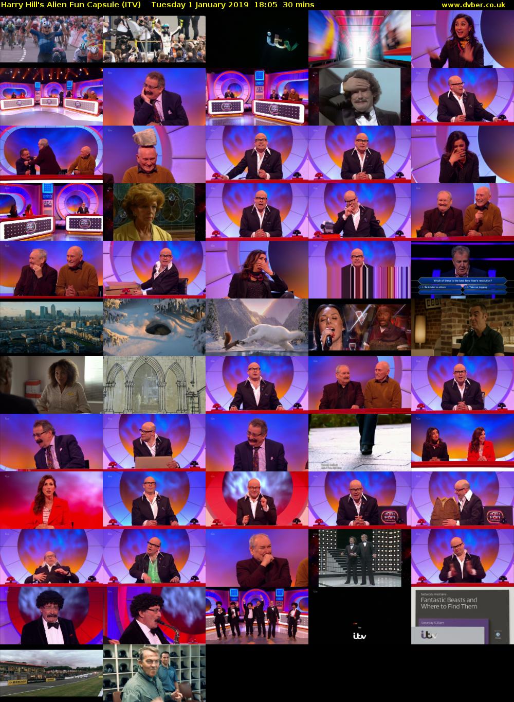 Harry Hill's Alien Fun Capsule (ITV) Tuesday 1 January 2019 18:05 - 18:35