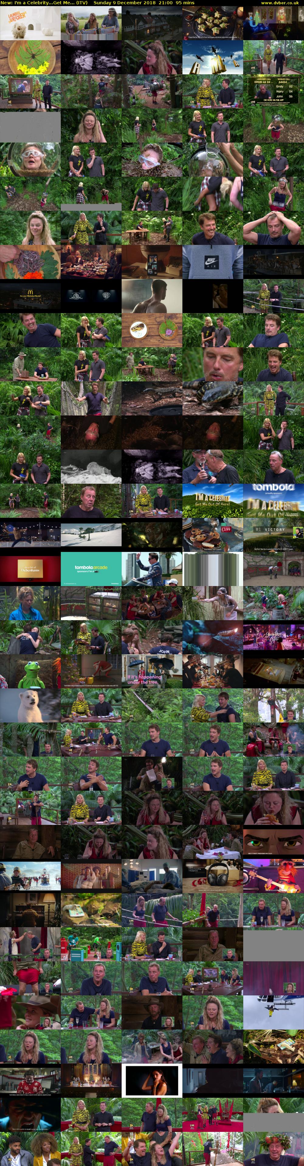 I'm a Celebrity...Get Me... (ITV) Sunday 9 December 2018 21:00 - 22:35