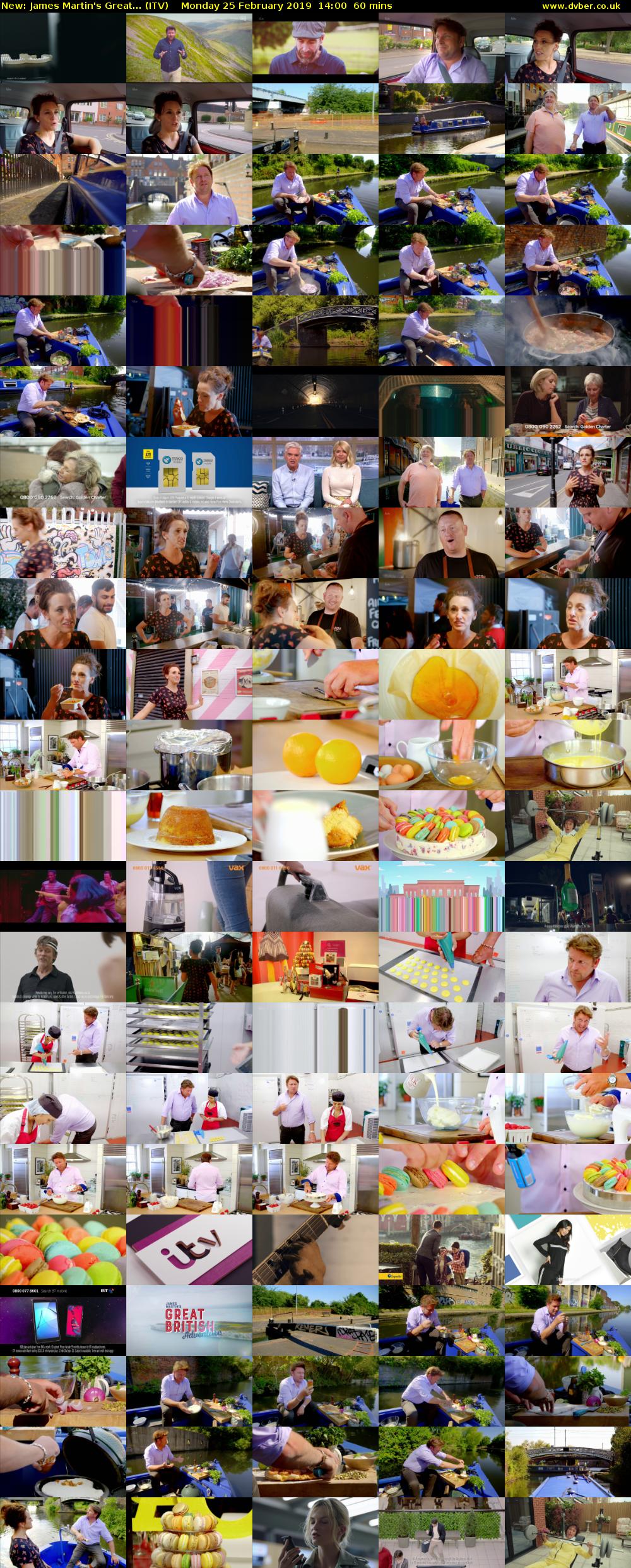 James Martin's Great... (ITV) Monday 25 February 2019 14:00 - 15:00