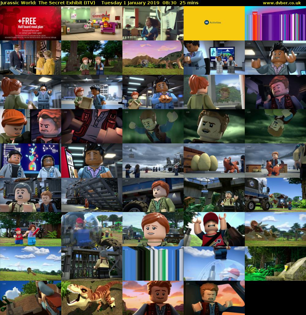 Jurassic World: The Secret Exhibit (ITV) Tuesday 1 January 2019 08:30 - 08:55