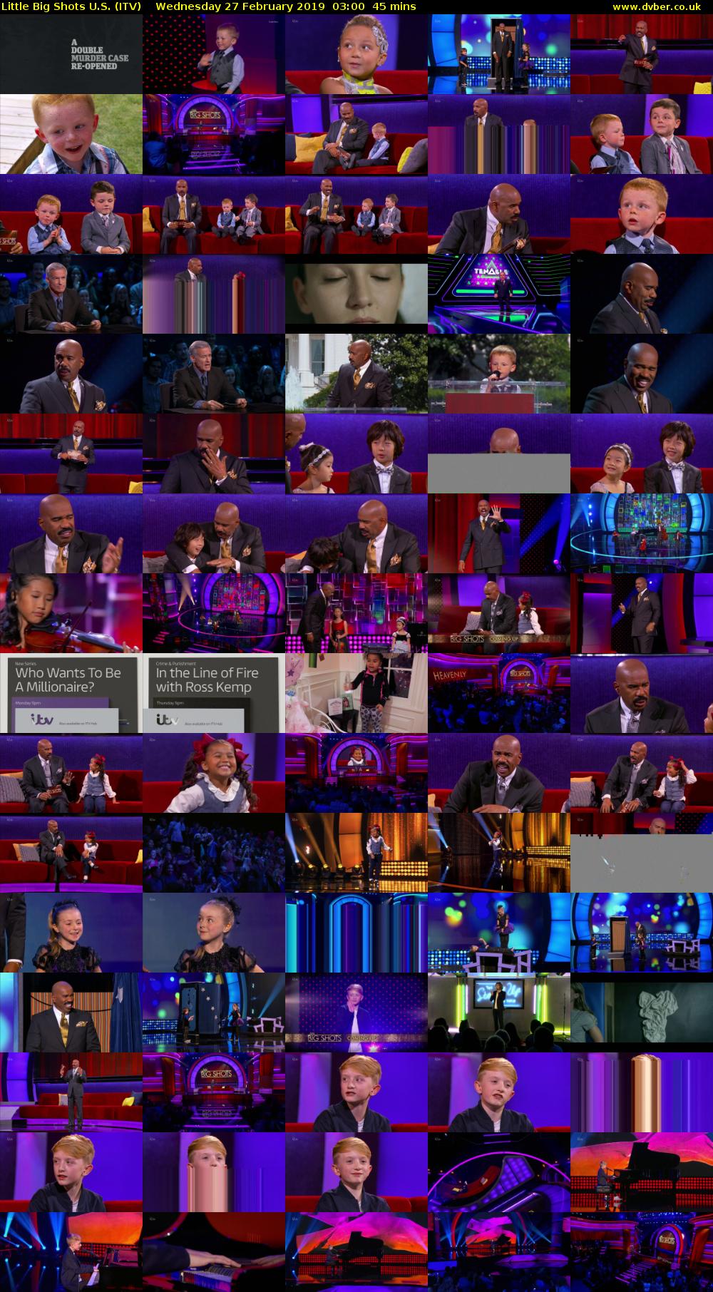 Little Big Shots U.S. (ITV) Wednesday 27 February 2019 03:00 - 03:45
