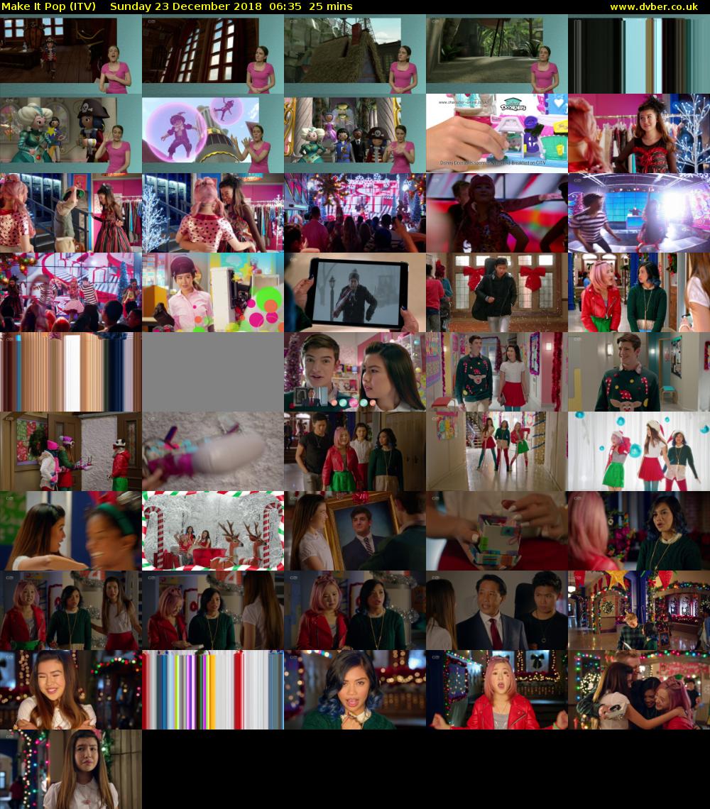 Make It Pop (ITV) Sunday 23 December 2018 06:35 - 07:00