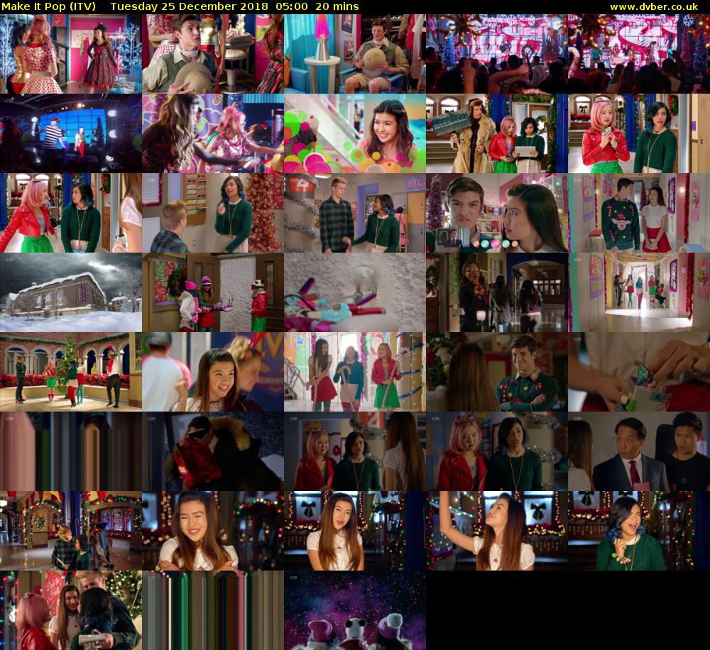 Make It Pop (ITV) Tuesday 25 December 2018 05:00 - 05:20