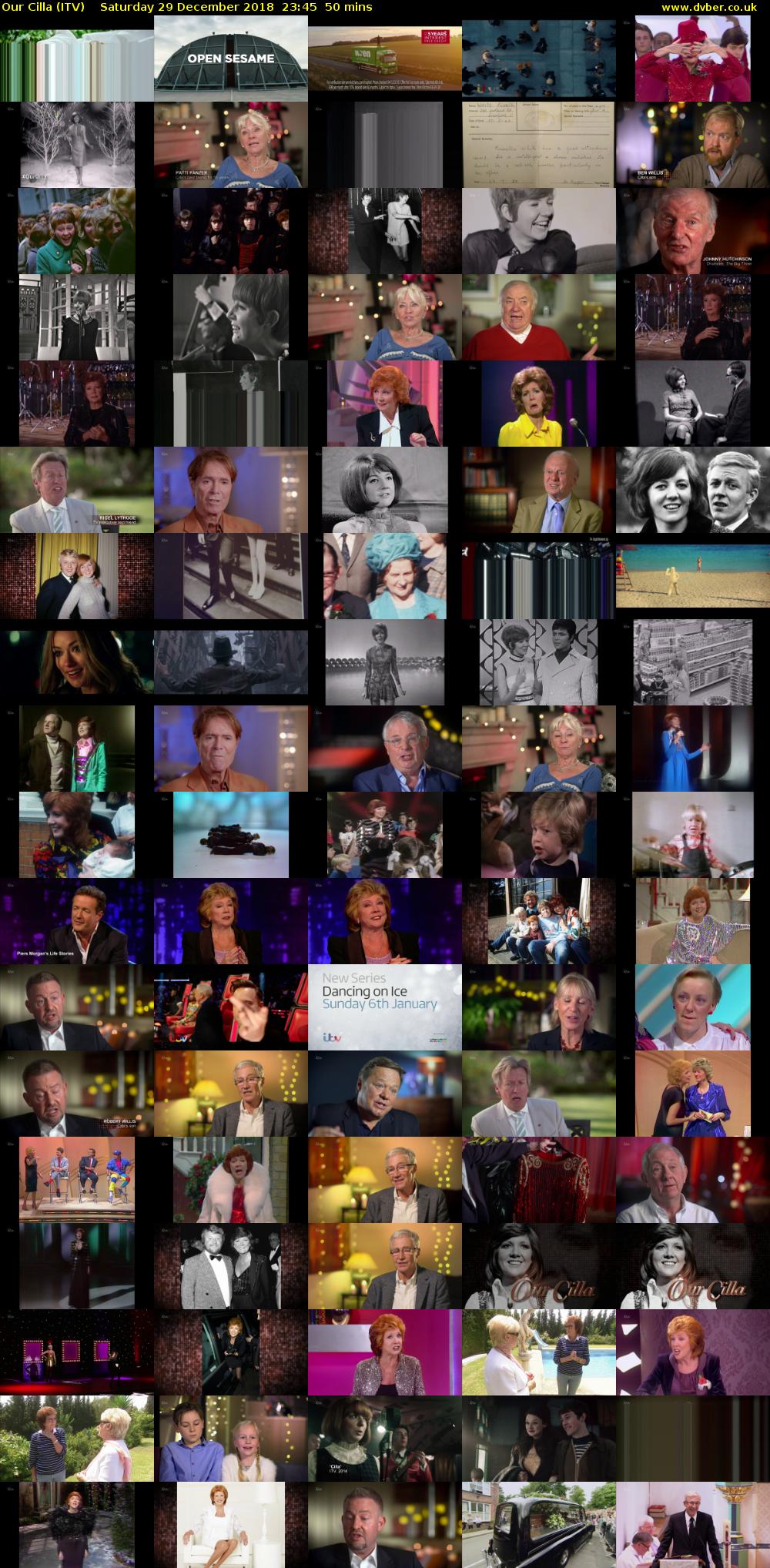 Our Cilla (ITV) Saturday 29 December 2018 23:45 - 00:35