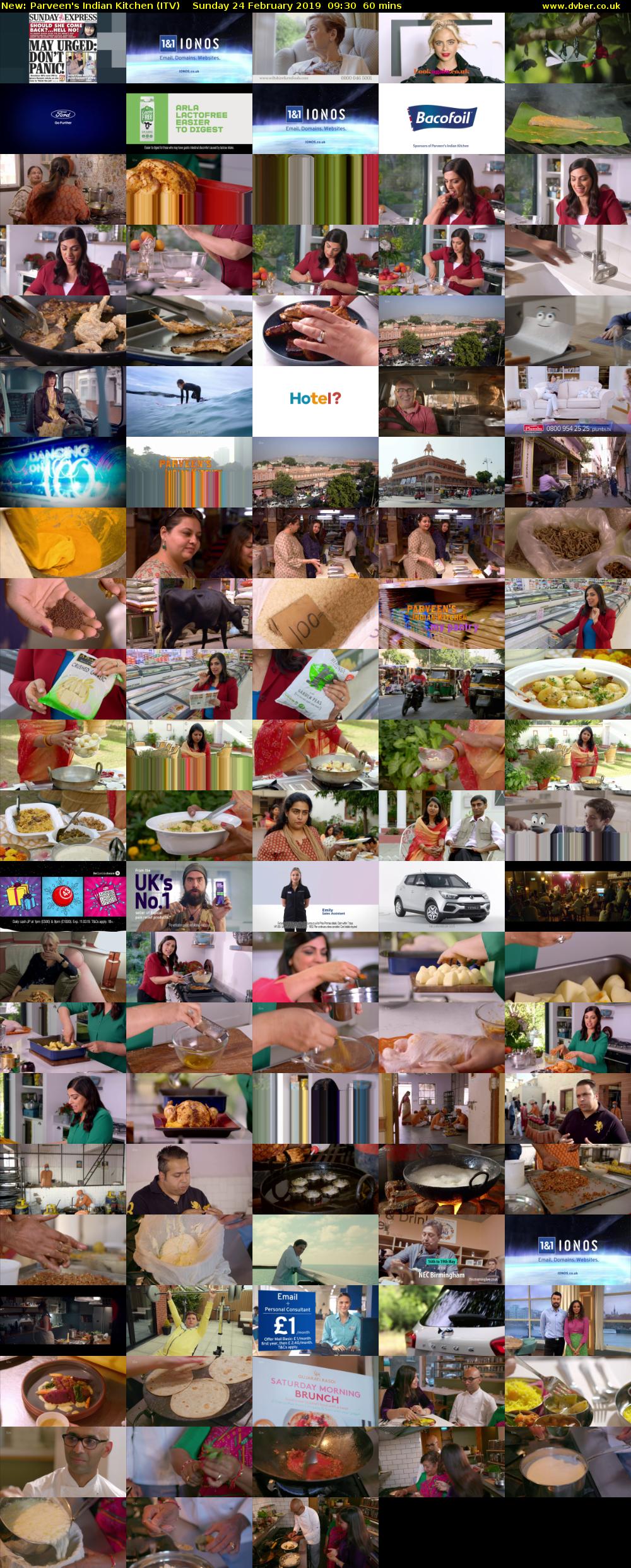 Parveen's Indian Kitchen (ITV) Sunday 24 February 2019 09:30 - 10:30