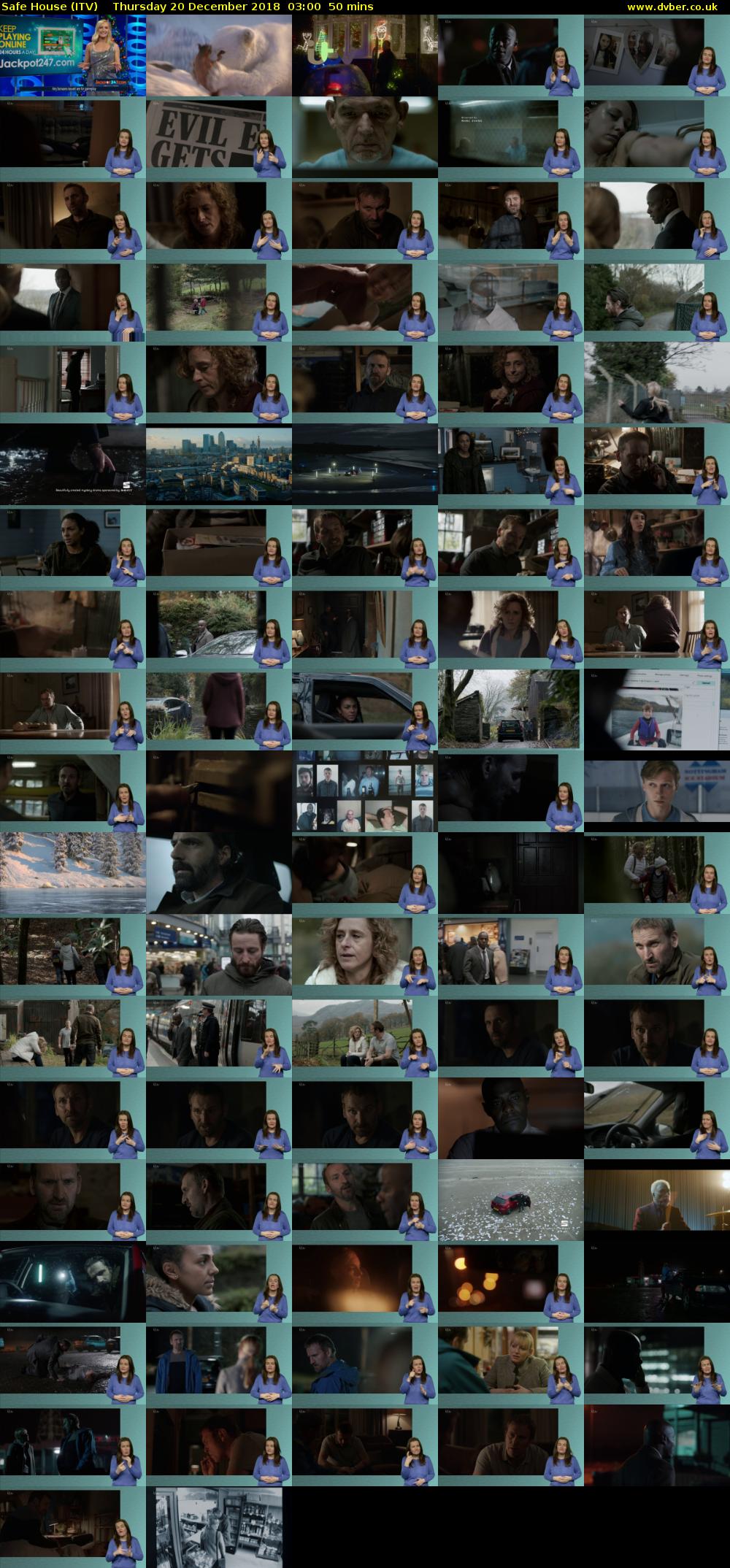 Safe House (ITV) Thursday 20 December 2018 03:00 - 03:50
