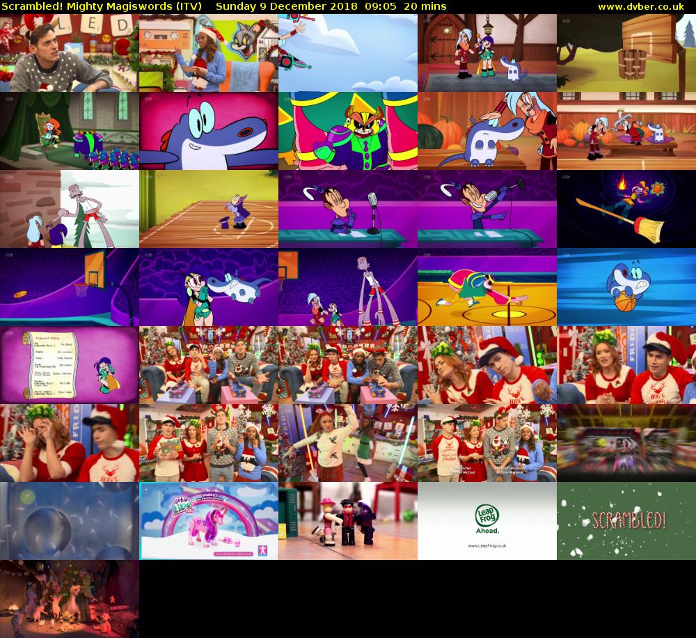 Scrambled! Mighty Magiswords (ITV) Sunday 9 December 2018 09:05 - 09:25