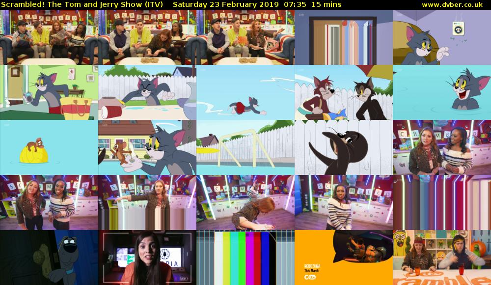 Scrambled! The Tom and Jerry Show (ITV) Saturday 23 February 2019 07:35 - 07:50