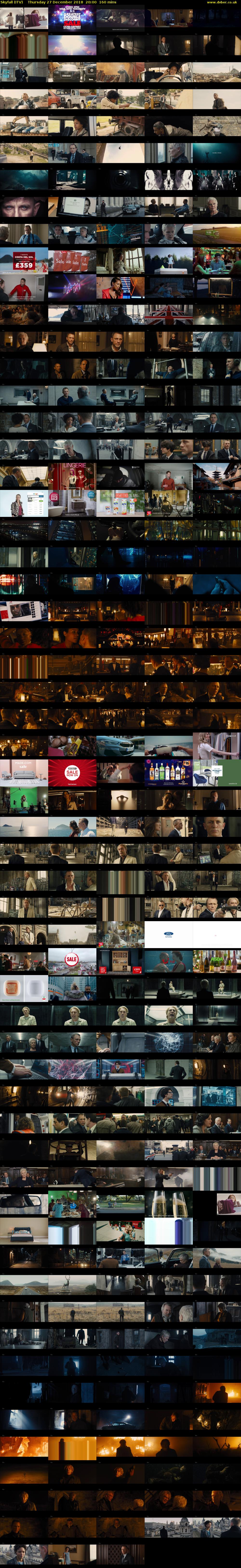 Skyfall (ITV) Thursday 27 December 2018 20:00 - 22:40