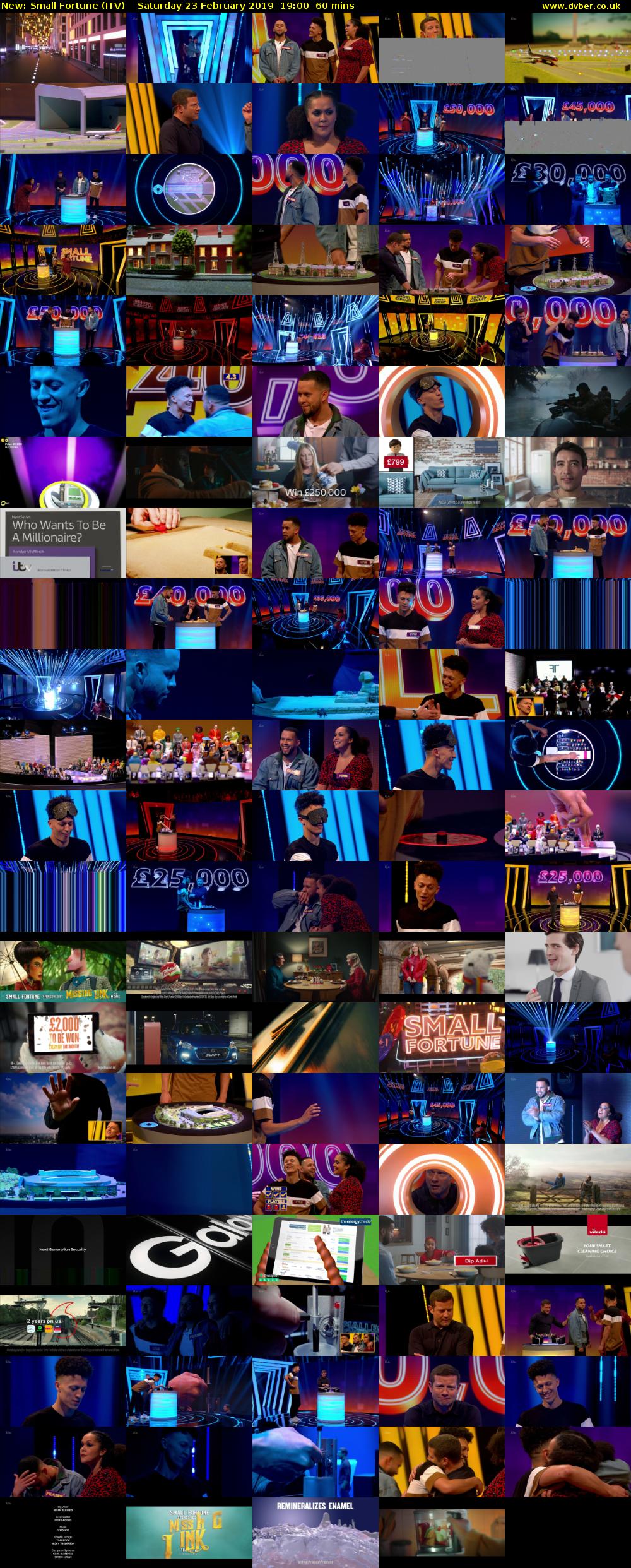 Small Fortune (ITV) Saturday 23 February 2019 19:00 - 20:00