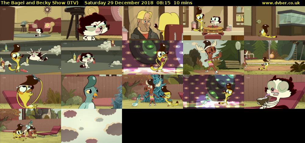 The Bagel and Becky Show (ITV) Saturday 29 December 2018 08:15 - 08:25