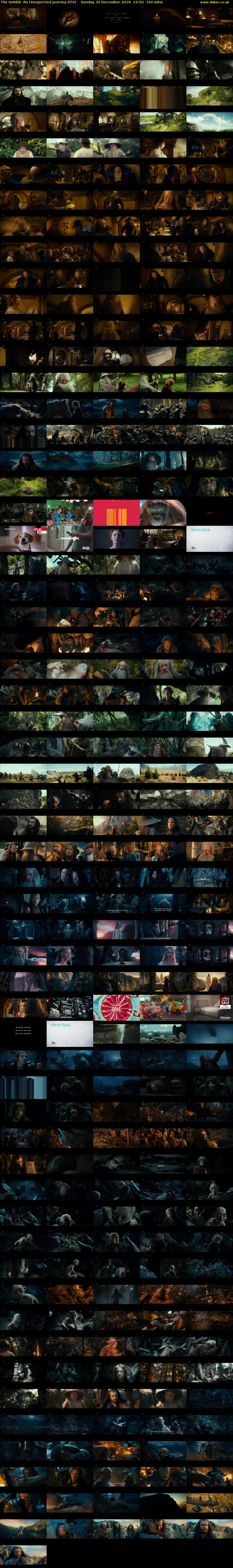 The Hobbit: An Unexpected Journey (ITV) Sunday 30 December 2018 22:50 - 01:30