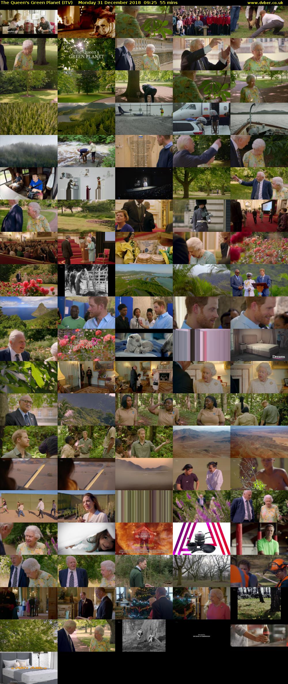 The Queen's Green Planet (ITV) Monday 31 December 2018 09:25 - 10:20