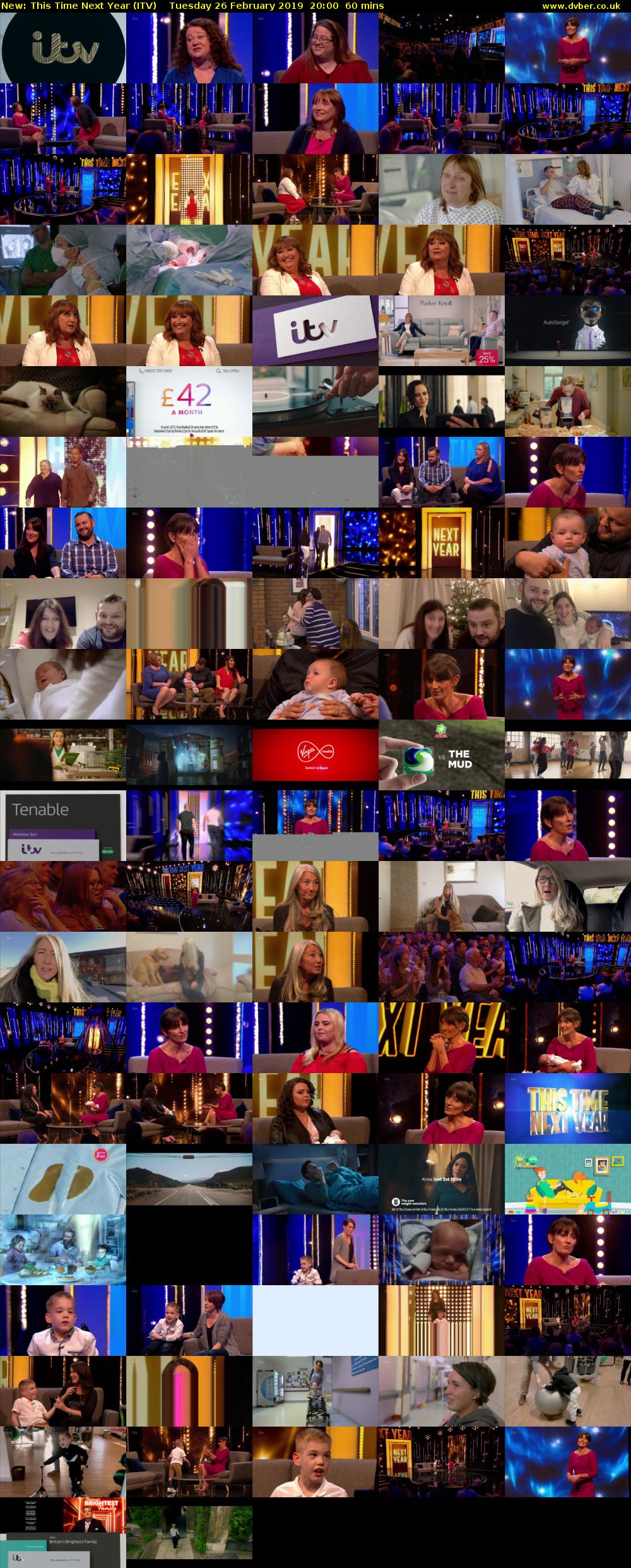 This Time Next Year (ITV) Tuesday 26 February 2019 20:00 - 21:00