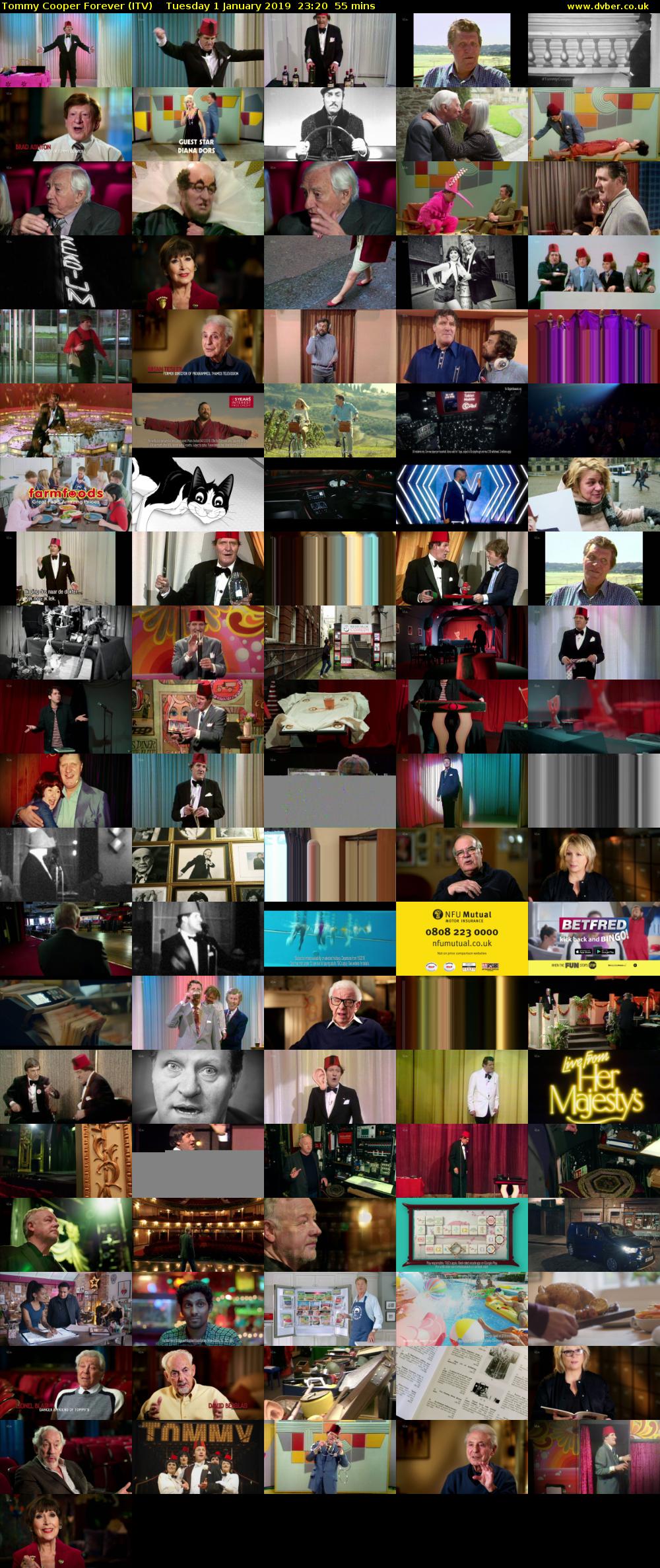 Tommy Cooper Forever (ITV) Tuesday 1 January 2019 23:20 - 00:15
