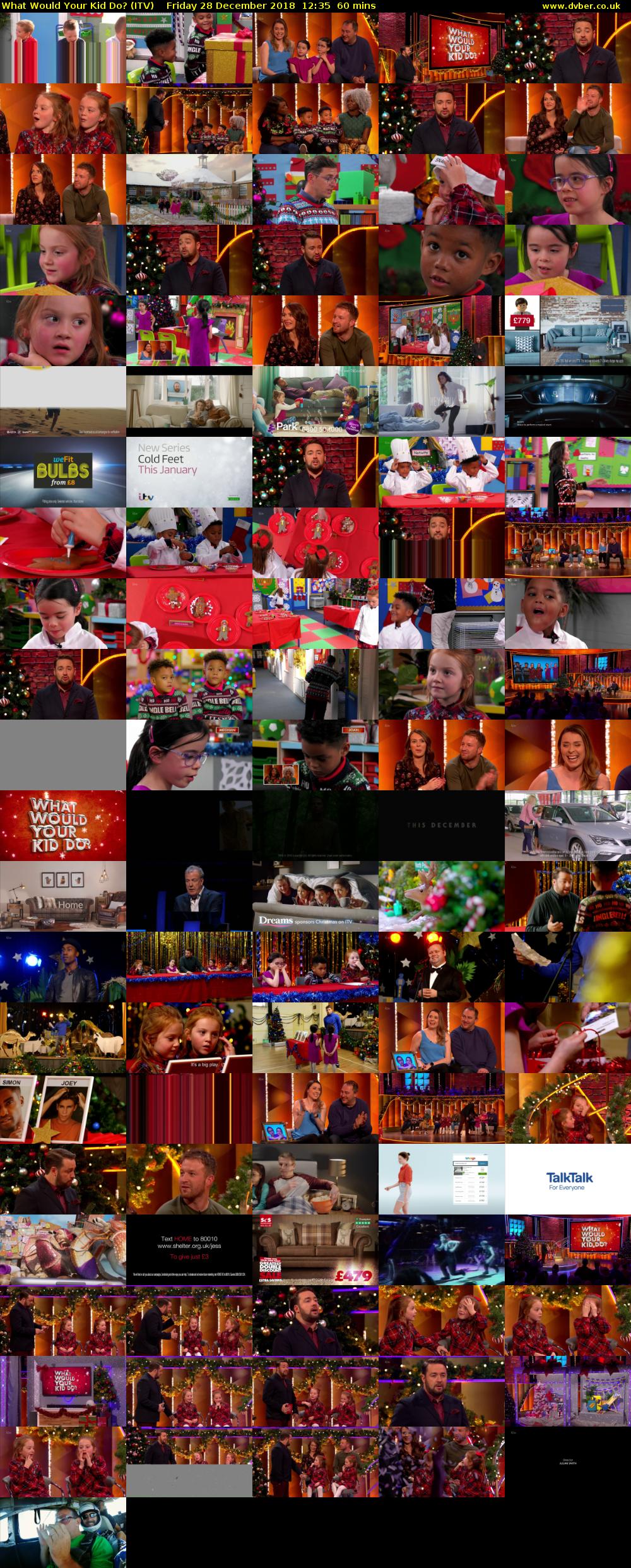 What Would Your Kid Do? (ITV) Friday 28 December 2018 12:35 - 13:35