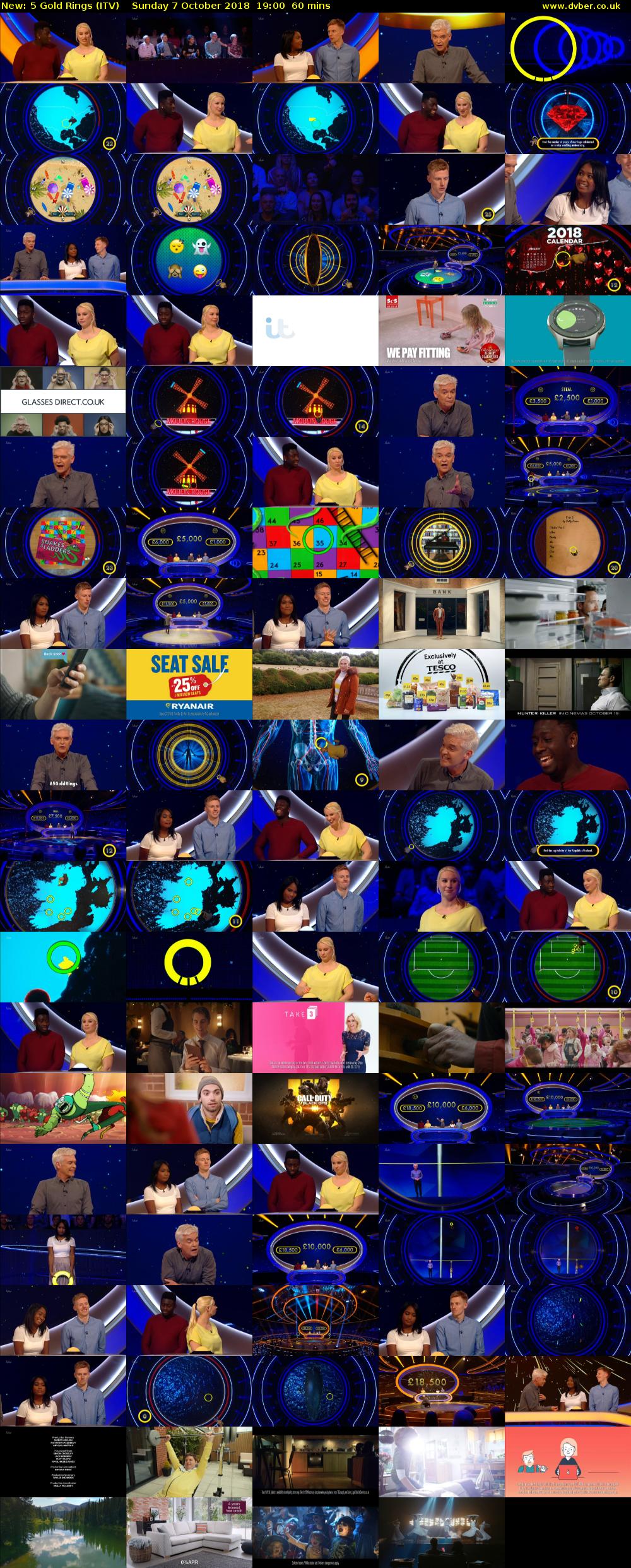 5 Gold Rings (ITV) Sunday 7 October 2018 19:00 - 20:00