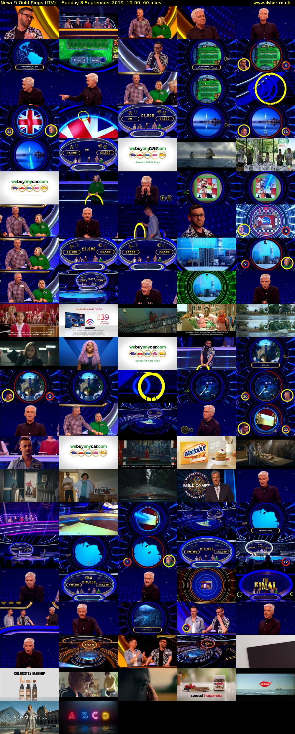 5 Gold Rings (ITV) Sunday 8 September 2019 19:00 - 20:00