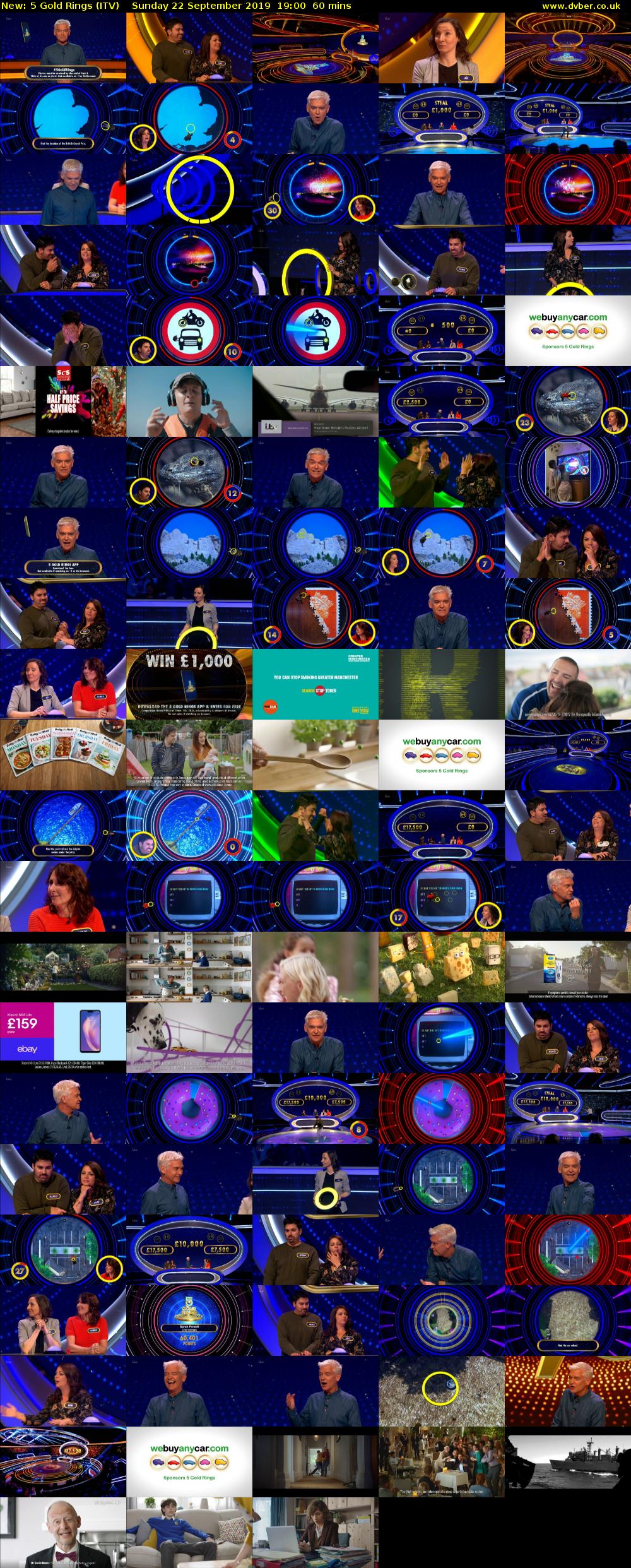 5 Gold Rings (ITV) Sunday 22 September 2019 19:00 - 20:00